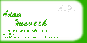 adam husveth business card